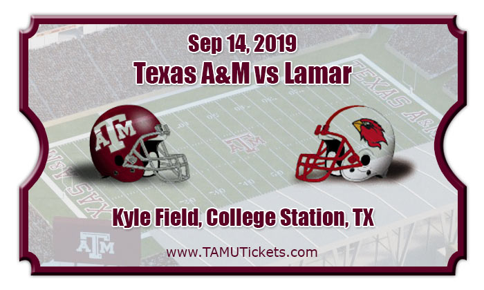 2019 Texas A&M Vs Lamar